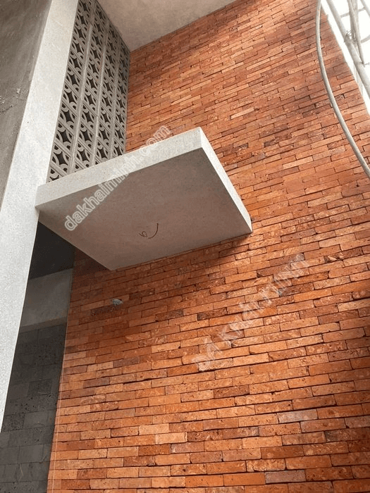 gạch cổ ruột, dán tường