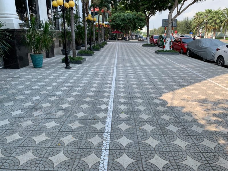 Gạch Terrazzo Lát Vỉa Hè Đẹp
