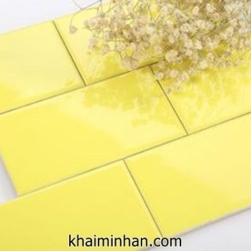 Gạch Thẻ Trang Trí màu vàng