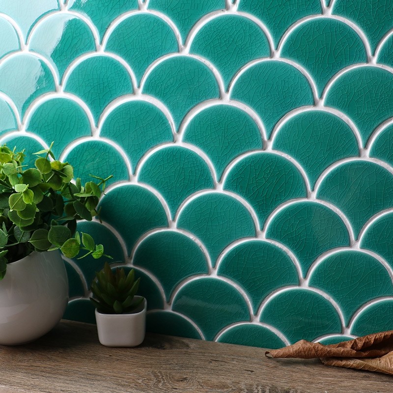 gạch Mosaic Gốm ốp tường bếp