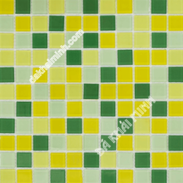 Mosaic thủy tinh, thủy tinh dùng trong ốp lát trang trí.