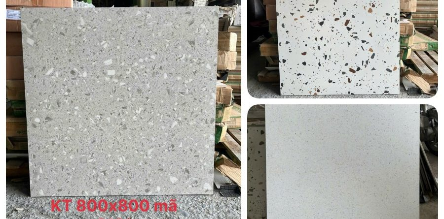 Tổng hợp Gạch terrazzo đá mài 80x80cm