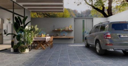 Gạch đồng chất lát gara, mặt nhám, chịu lực tốt, độ bền cao